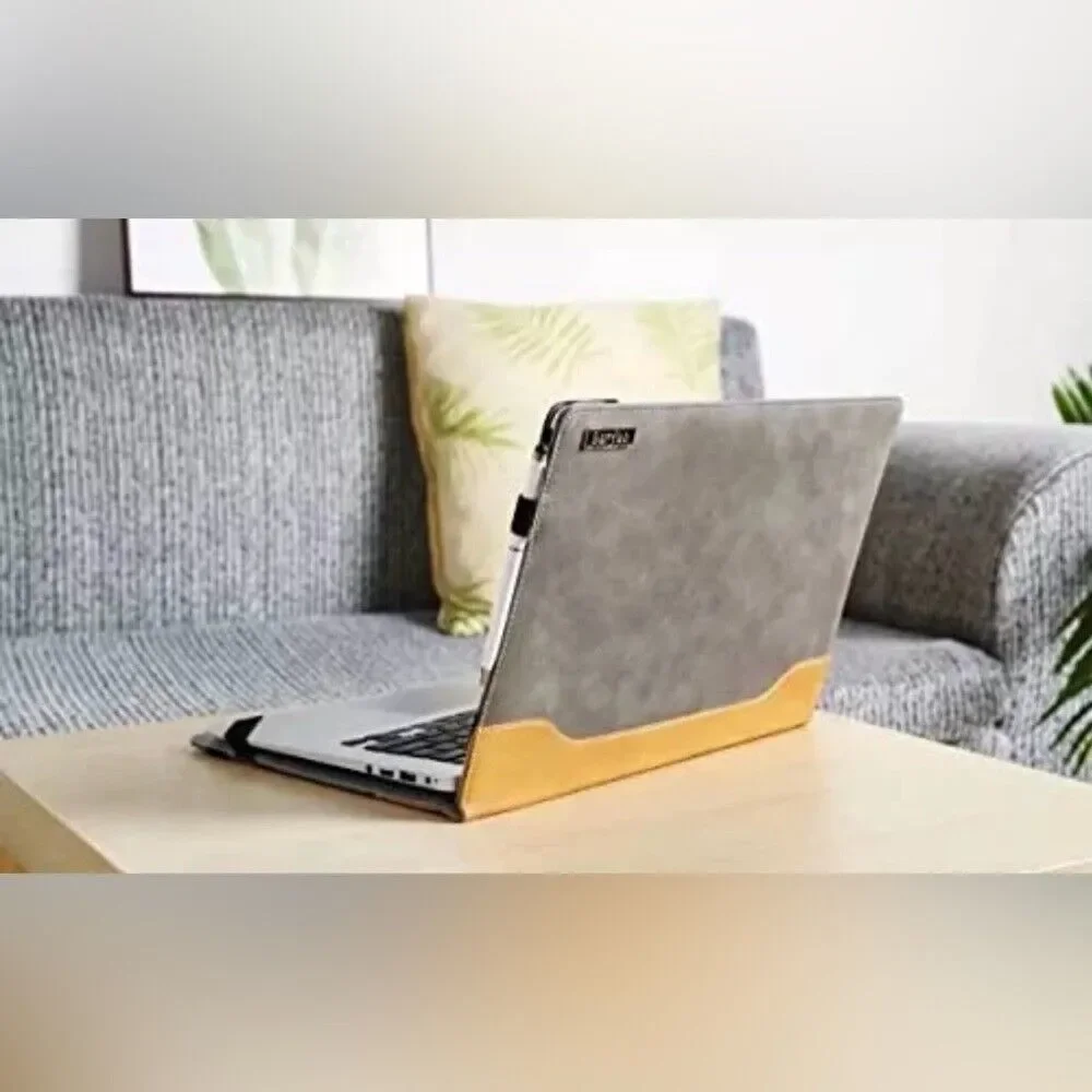 Beefed blue and brown case cover compatible‎ with Lenovo yoga